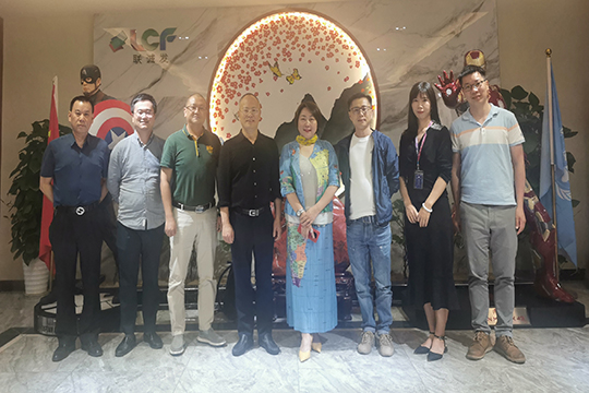 江门国家高新区领导莅临leyu.乐鱼参观调研