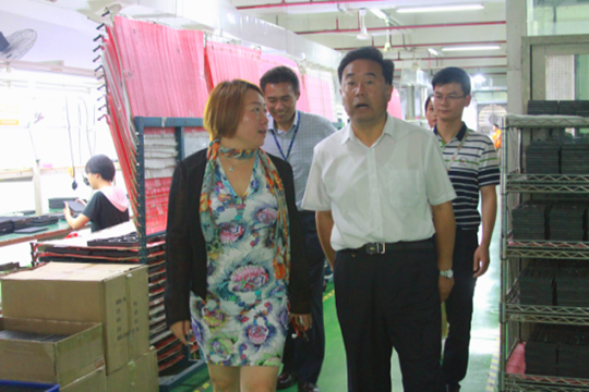 甘肃省武山县领导莅临leyu.乐鱼参观考察