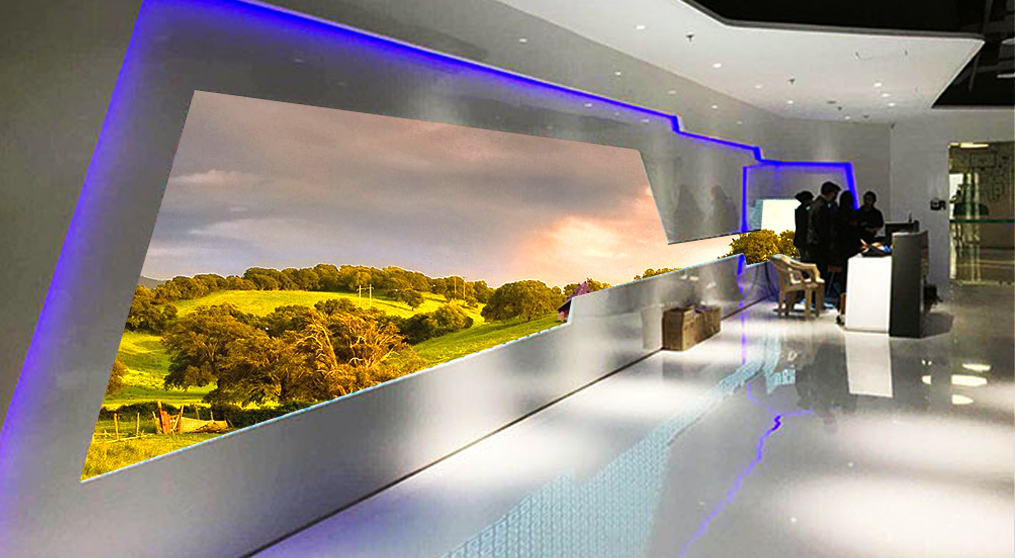 leyu.乐鱼LED异形屏走进OPPO印度总部