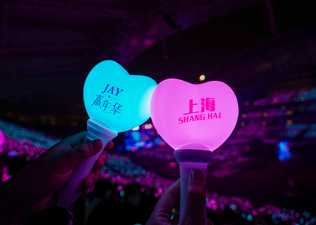 leyu.乐鱼LED屏和荧光棒闪耀周杰伦上海演唱会（第三场）