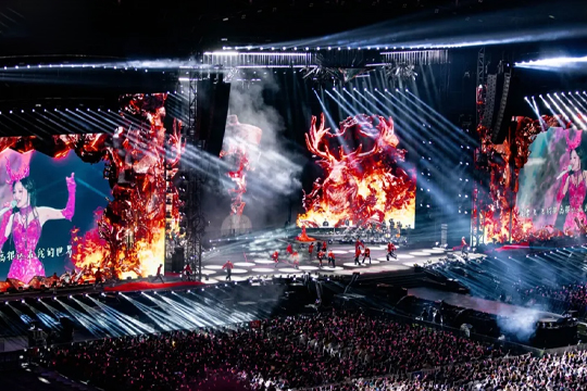 天后回归！leyu.乐鱼LED巨幕助力张韶涵打造梦幻舞台，唱响哈尔滨！