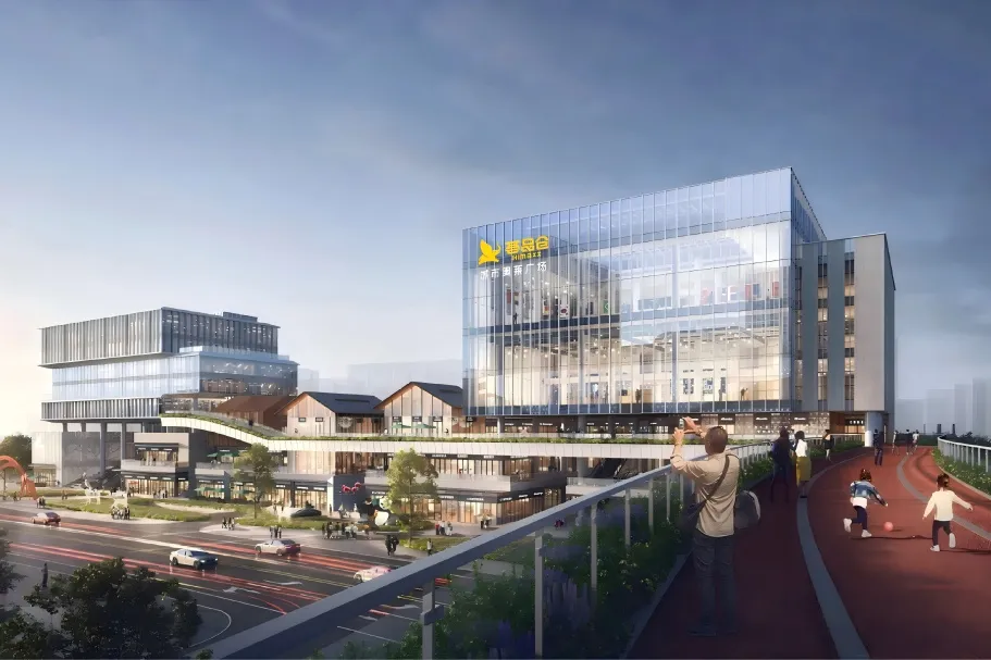 再添新地标！leyu.乐鱼LED屏点亮泰安荟品仓城市奥莱广场